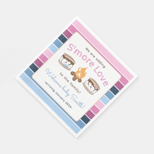 S'more Liefde geslacht onthullen Servet (Hoek)