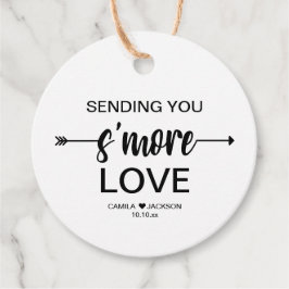 S'more liefde Huwelijk  Bedankjes Labels