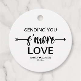 S'more liefde Huwelijk  Bedankjes Labels