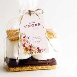 S'more liefde Val Trouwgunst Cadeaulabel