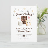 S'more love baby shower toevoegen kaart (Staand voorkant)
