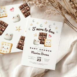 S'more love baby shower toevoegen kaart