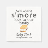 S'more Love Baby shower toevoegen Servet (Voorkant)