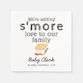 S'more Love Baby shower toevoegen Servet