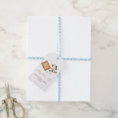 S'more Love Genderneutraal Baby shower toevoegen Cadeaulabel (Met Touw)