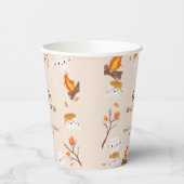 S'more Love Herfst Rustic Camping Baby shower Papieren Bekers (Links)