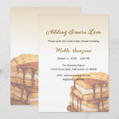 S'more Love Invitation, Baby shower toevoegen Kaart (Voorkant / Achterkant)