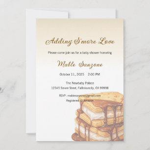 S'more Love Invitation, Baby shower toevoegen Kaart