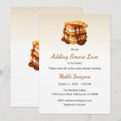 S'more Love Invitation, Baby shower toevoegen Kaart (Voorkant / Achterkant)