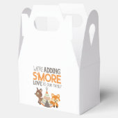 Smore Love Woodland Camper Baby shower Favor Boxes Bedankdoosjes (Geopend)