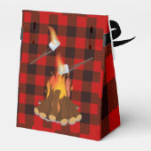 S'more Lumberjack Flannel Bedankdoosjes (Achterkant)