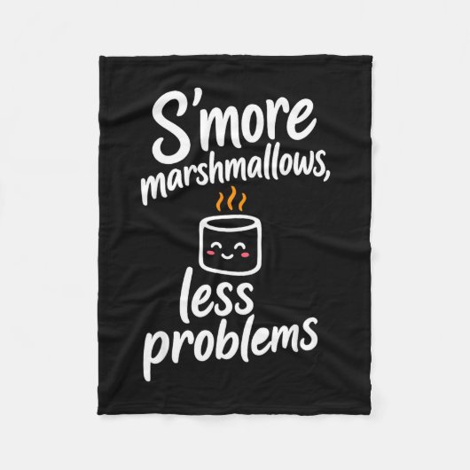 S'more marshmallows fleece deken (Voorkant)