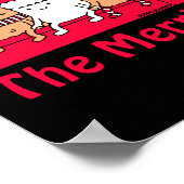 Smore Merrier Cute Kids Cartoon Christmas  Poster (Hoek)