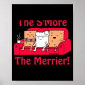 Smore Merrier Cute Kids Cartoon Christmas  Poster (Voorkant)