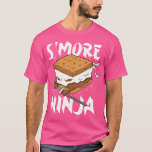 S'More Ninja Peuter Jongen Camping Kampvuur Grappi T-shirt