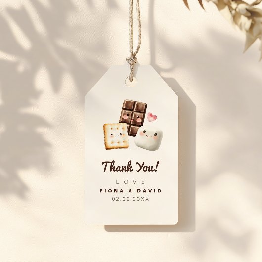 S'more om liefde gunstlabel cadeaulabel