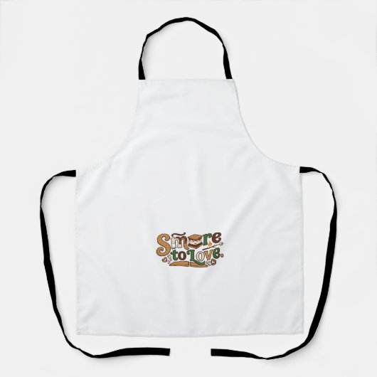 S'more om van te houden – Grappig T-Shirt met Kamp Schort (Voorkant)