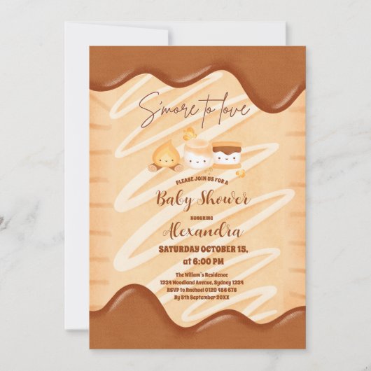 S'more om van te houden Kawaii Geslachtsneutrale B Kaart (Voorkant)