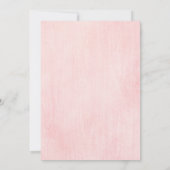 S'more Pink Girl Bonfire Baby shower Kaart (Achterkant)