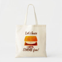 S'more pret cartoon karakter canvas tas