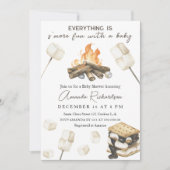 S'more pret fun baby shower kaart (Voorkant)