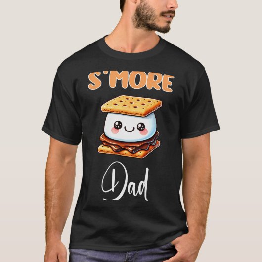 S'more Shirt Funny S'mores Dad S'mores Father Smor (Voorkant)