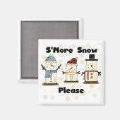 S'more Sneeuw alsjeblieft Tshirts en geschenken Magneet (Voorkant / Achterkant)