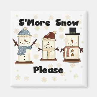 S'more Sneeuw alsjeblieft Tshirts en geschenken Magneet