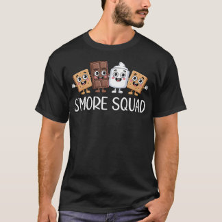 Smore Squad Camping Campfire Chocolate Marshmallow T-shirt