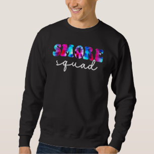 Smore Squad Tie Dye Kampvuur Kamperen  Mannen Vrou Trui