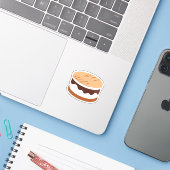 S'More Sticker (Laptop met iPhone)