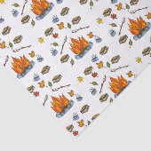 S'more the Merrier Tissue Paper Camping Theme Tissuepapier (Detail)