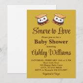 S'more to Love Baby shower Fun Herfst Herfstwinter Kaart (Voorkant / Achterkant)