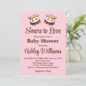 S'more to Love Baby shower Fun Herfst Herfstwinter Kaart (Staand voorkant)