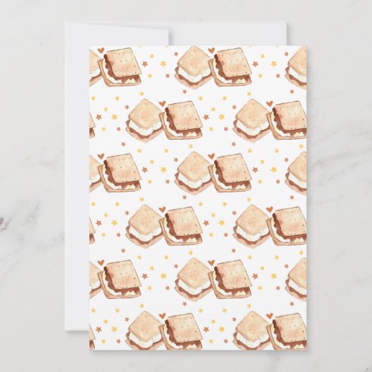 S'more to love Baby shower Kaart (Achterkant)