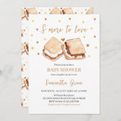 S'more to love Baby shower Kaart (Voorkant / Achterkant)