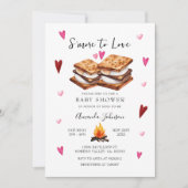 S'more to Love Bonfire Baby shower Kaart (Voorkant)