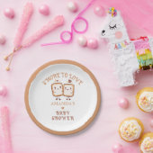 S'more to love Campfire Baby shower Papieren Bordje (Feest)