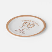 S'more to love Campfire Baby shower Papieren Bordje (Gekanteld)
