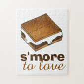 S'more to Love Chocolate Marshmallow Camp Smores Legpuzzel (Verticaal)