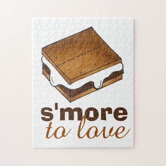 S'more to Love Chocolate Marshmallow Camp Smores Legpuzzel (Verticaal)