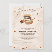 S'more to Love genderneutraal boho Baby shower Kaart (Voorkant)