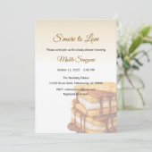 S'more to Love Invitation, Baby shower Kaart (Staand voorkant)
