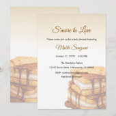 S'more to Love Invitation, Baby shower Kaart (Voorkant / Achterkant)