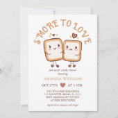 S'more to Love Kawaii Campfire Baby shower Kaart (Voorkant)