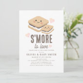 S'more to Love Kawaii Genderneutraal Baby shower Kaart (Staand voorkant)