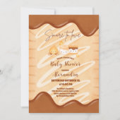 S'more to Love Kawaii Genderneutraal Baby shower Kaart (Voorkant)