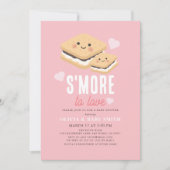 S'more to Love Kawaii Roze Meisje Baby shower Kaart (Voorkant)