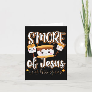 S'more Van Jezus Minder Van Mij Christelijke Kampe Kaart