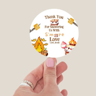 Smores Baby shower Dank u Labels voordeel Tags Smo